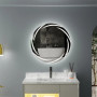 Круглое зеркало с подсветкой Декор 33 в интернет-магазине «Зеркала с подсветкой» фото