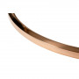 Набор из двух круглых журнальных столиков из искусственного мрамора и нержавеющей стали 57EL-CT101А в интернет-магазине «Зеркала с подсветкой» фото