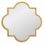 Зеркало в золотой фигурной раме Clover Gold (Кловер) Svart 70*70 см в интернет-магазине «Зеркала с подсветкой» фото
