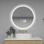 Круглое умное Smart зеркало с подсветкой и сенсорным экраном с Android OS SM002-7 диаметр 700 мм в интернет-магазине «Зеркала с подсветкой» фото