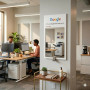 Настенное и напольное декоративное зеркало с изображением поиска Google (Гугл) в интернет-магазине «Зеркала с подсветкой» фото