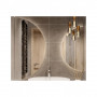 Комплект из двух полукруглых зеркал с подсветкой F041 в интернет-магазине «Зеркала с подсветкой» фото