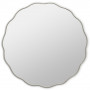 Круглое зеркало в серебряной волнистой раме Fancy M Silver (Фэнси) Smal Ø80 см в интернет-магазине «Зеркала с подсветкой» фото