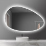 Зеркало-капля с задней фоновой светодиодной LED-подсветкой Верано-2 в интернет-магазине «Зеркала с подсветкой» фото