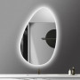 Зеркало-капля с задней фоновой светодиодной LED-подсветкой Верано-2 в интернет-магазине «Зеркала с подсветкой» фото