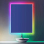 Зеркало с разноцветной RGB подсветкой Ауреа в интернет-магазине «Зеркала с подсветкой» фото