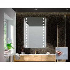 Настенное зеркало в ванную 140 см со светодиодной LED-подсветкой AF011 